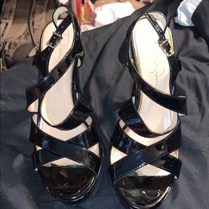 Black Jessica Simpson 4 inch heels